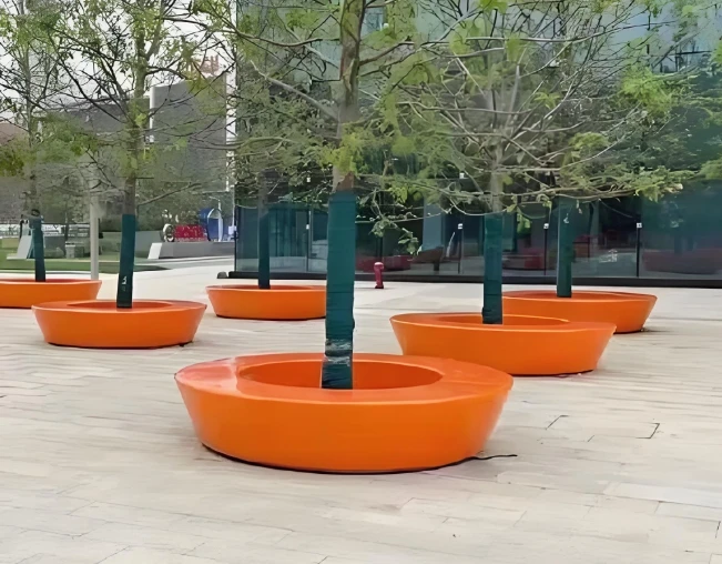 Outdoor Fiberglass Tree Pit